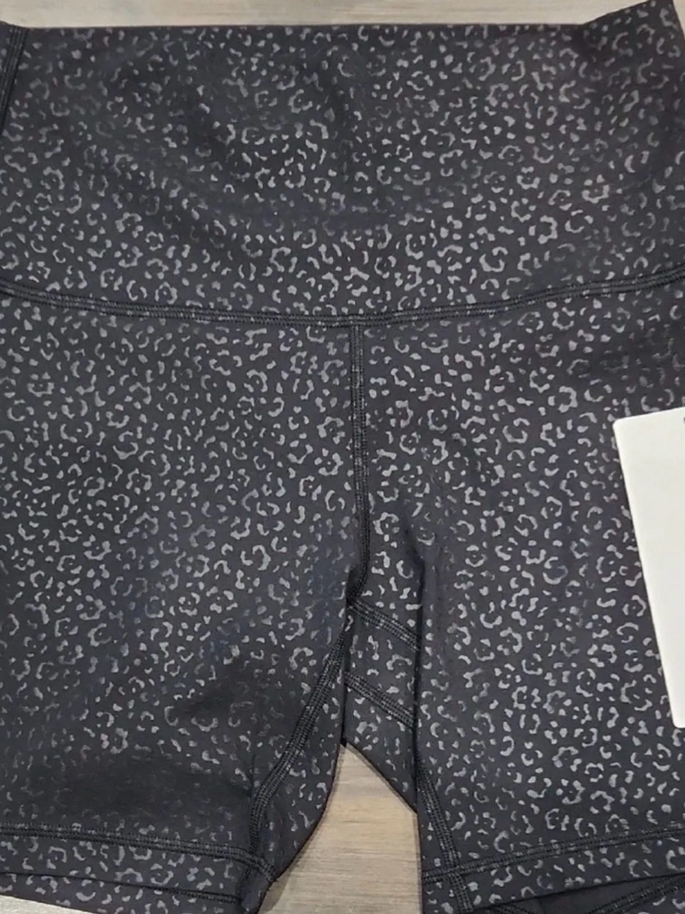 Lululemon High Rise Align Animal Print Biker Shorts